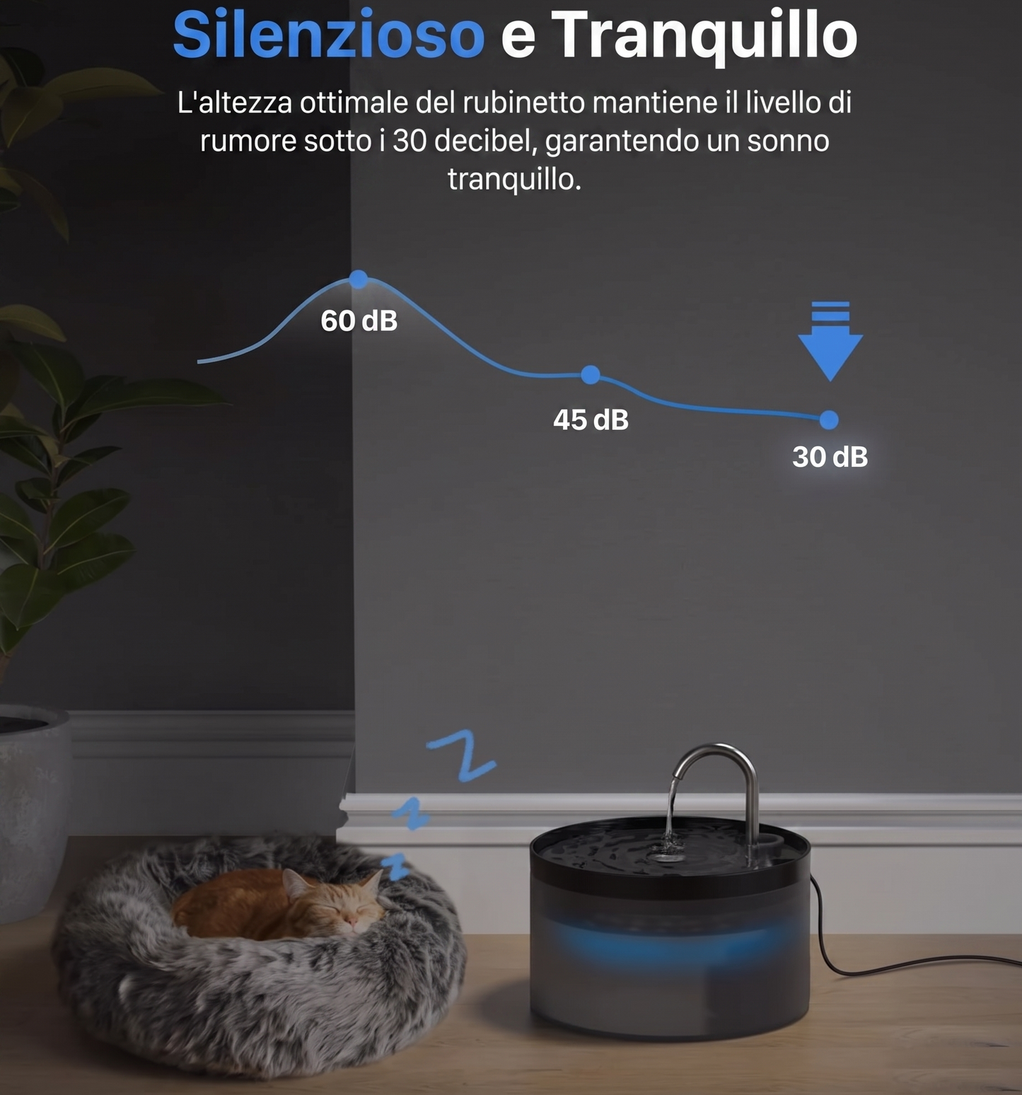 Fontanella Gatti e Cani – Rubinetto Inox Silenzioso